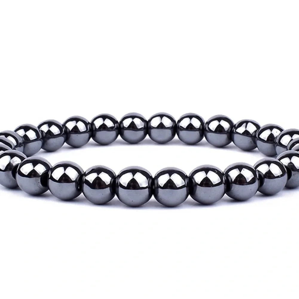 Genuine Hemetite gemstone bracelets